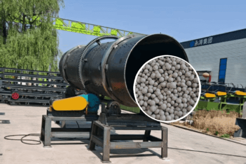 Барабанный-гранулятор-грануляция-бентонита