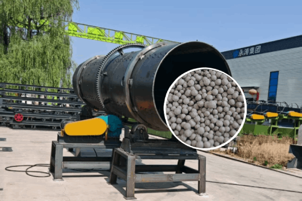 Барабанный-гранулятор-грануляция-бентонита