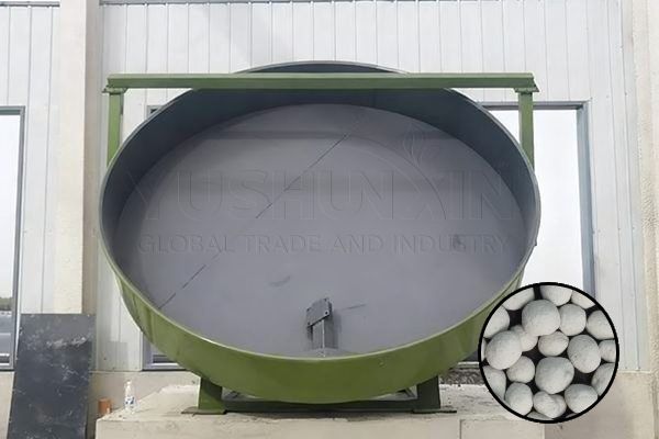 Дисковый-гранулятор-цеолита